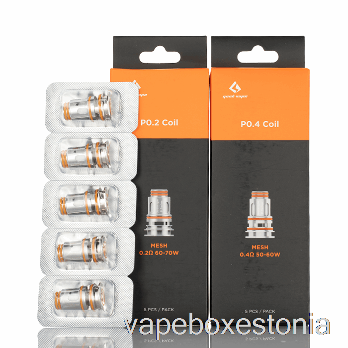 Vape Box Estonia Geek Vape P Asenduspoolid 0,15ohm P Xm Coil